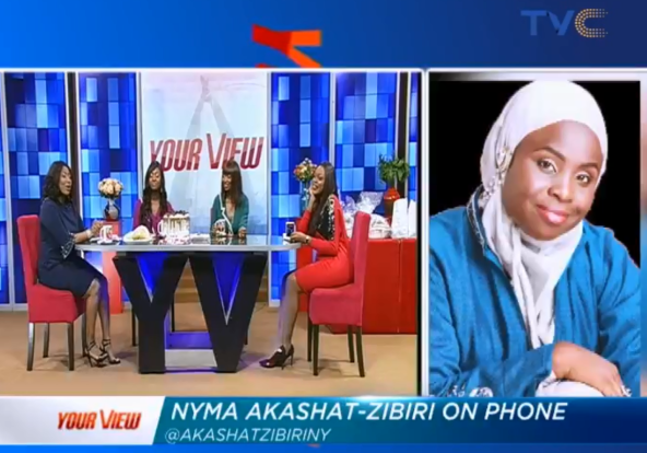 TVCconnect's tweet photo. @AkashatZibiriNy @YeniAKuti @oluwaloninyo and @laideoropo reminiscing on their experiences so far on the show. #YourViewAt6 #YourViewTVC #DemocracyDay #Inaguration2019 #TheInauguration https://t.co/NQtDid5uyM