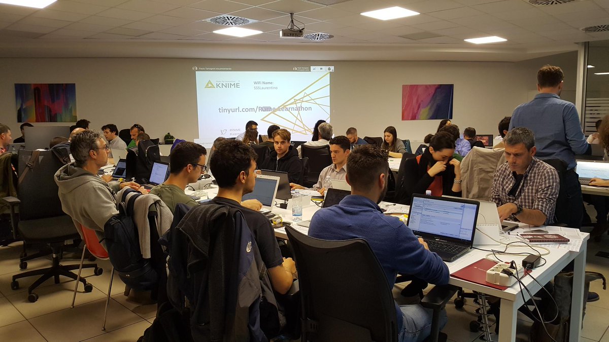 DMR_Rosaria's tweet image. Yesterday we had a great Learnathon on #GuidedAnalytics in #Rome with @paolotamag. Great audience, great presentations! 
#ArtificialIntelligence #AI #machinelearning #knime #DataScience