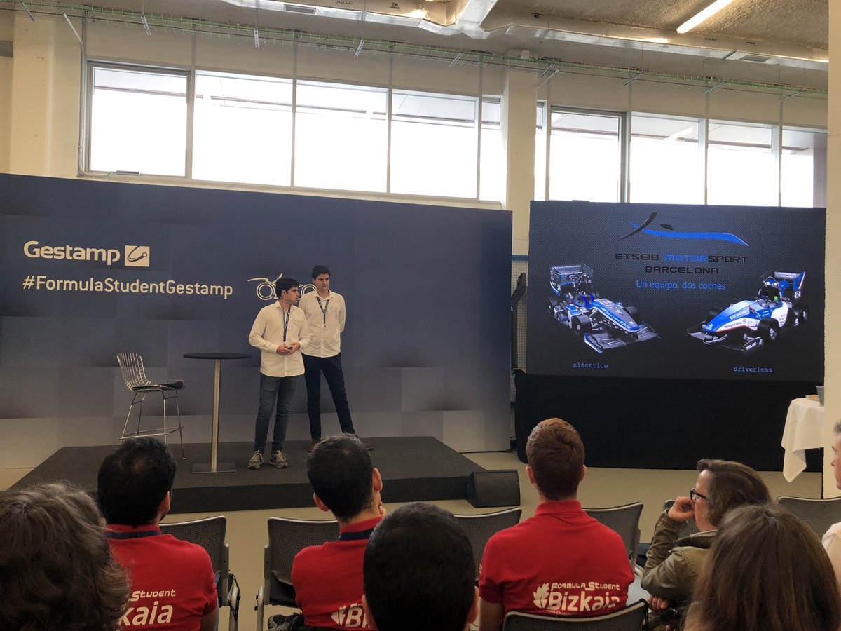gestamp_es's tweet image. ¿Sabes qué está pasando en el evento #FormulaStudentGestamp 🏎?

¡Gracias @FormulaUC3M @UVigoMotorsport @TecnuneRacing @etseibmotorspor por vuestras presentaciones! ¡Turno de @fsbizkaia !
#FormulaStudent2019 #FSS2019 #FormulaStudent