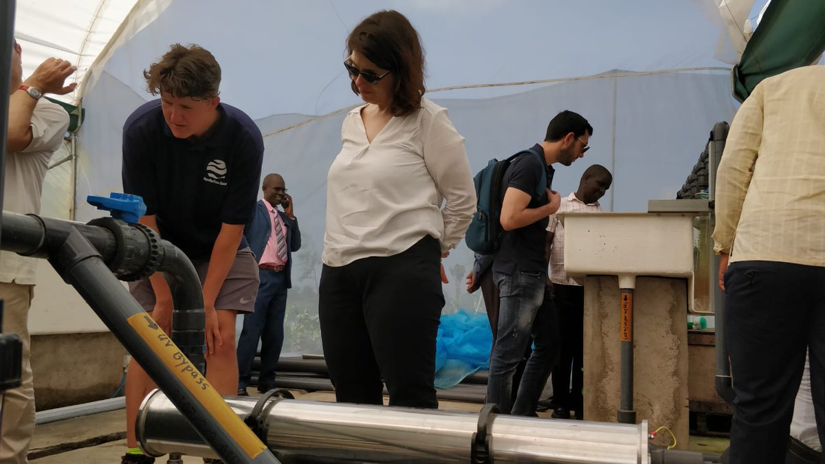 Some more impressions of last week's final partner meeting, which also included a visit of the pilot, final checks and the official handover of the plant to partner DALF - Department of Agriculture Livestock and Fisheries  <a href="/KisumuCountyKE/">Kisumu County</a> 
#H2020 #innovation #wastewatertreatment