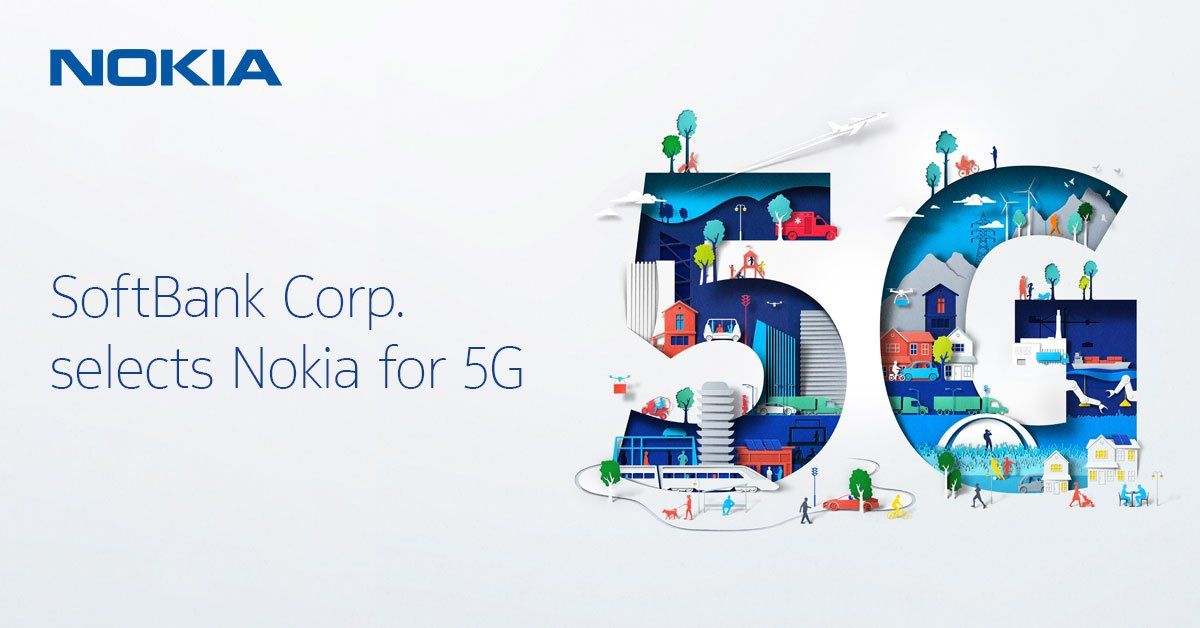 yicaichina's tweet photo. . @SoftBank has selected @nokia as its strategic #5G partner to deploy Nokia AirScale solution across #Japan and provide users with super-fast internet connections. https://t.co/xffMNRR250