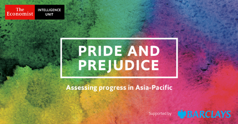 econ_enterprise's tweet photo. Today we launched the fourth Pride and Prejudice report with a focus on the progress of #LGBT equality in Asia, as @EconomistEvents kicks off its fourth #EconPride Summit. Download report> https://t.co/X45QzSTF0O (Via @Barclays) https://t.co/GMfY8IJ67V