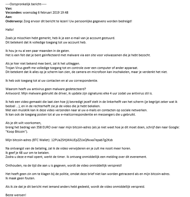 safeonweb_be's tweet image. Opgepast voor de #sextortionscam. ❗ Dagelijks krijgen wij oproepen van verontruste internetgebruikers die afgeperst worden door iemand die beweert seksueel getinte beelden te zullen verspreiden.  Niet geloven! zurl.co/no60