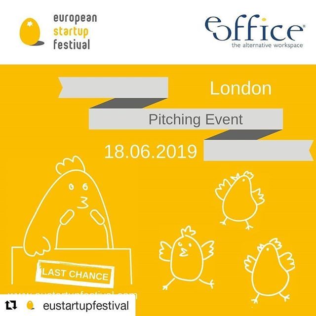 TweetTheCoach's tweet photo. #Repost @eustartupfestival (@get_repost)
・・・
#LastChance to apply for the #Pitching #event in the #UK! 18th June in #London in partnership with eOffice. Why you should attend? Meet #investors to raise #investment for your #startup, a chance to #win #… https://t.co/snJHF1nKNU https://t.co/DDjgFELfHC