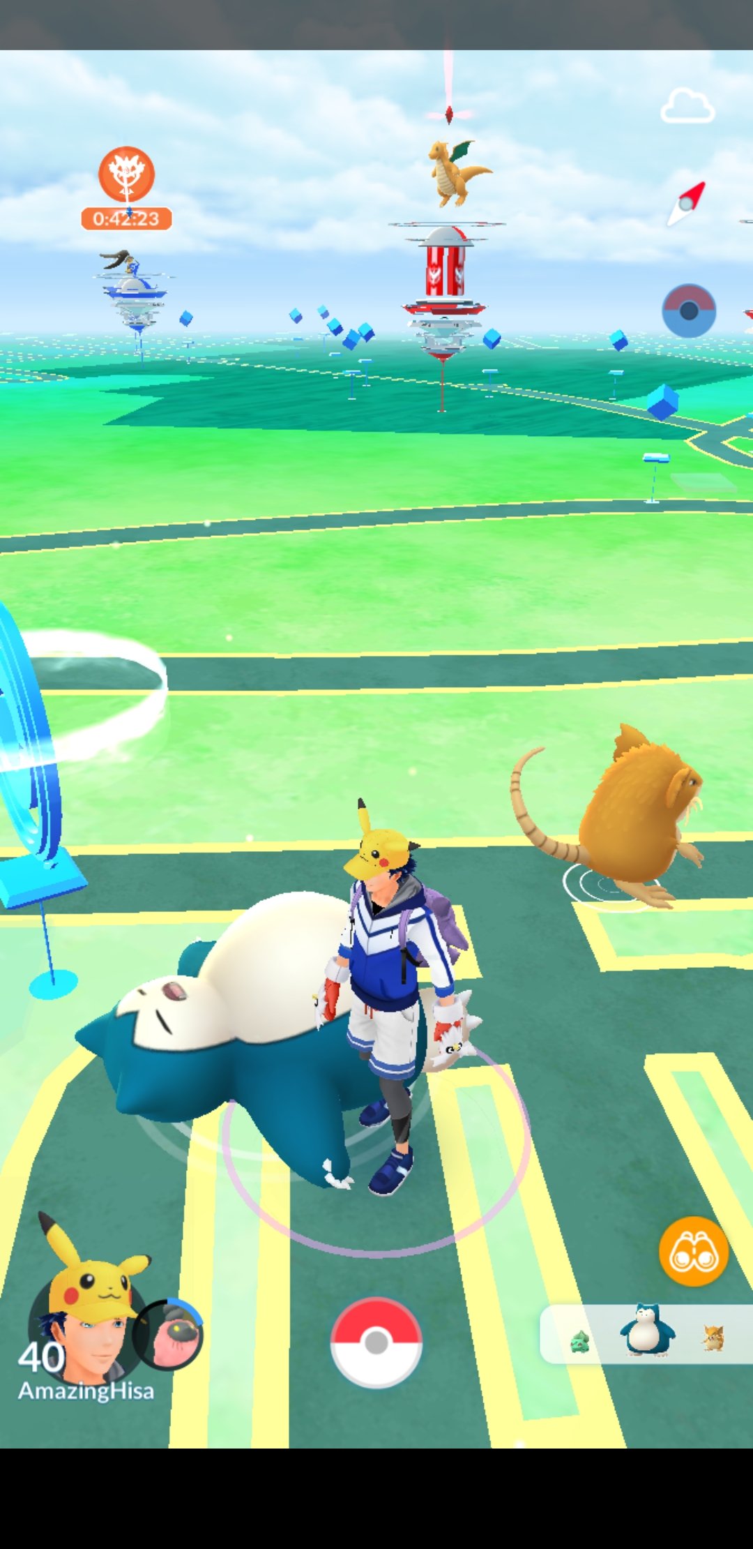Amazinghisa 今日のポケモンgo活動1 寝るカビゴン 大量発生してますね 寝てる姿は可愛いが 捕獲率は相変わらず D 5人目のキラフレンドできましたよ あと 私事ですが 今日の12時頃 父が亡くなりました 今日 産まれたムウマが天国まで