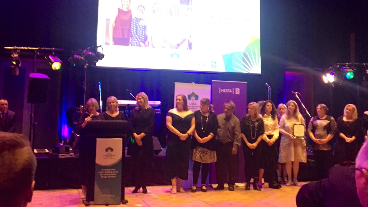 Anna_Presser's tweet photo. Congratulations #bethanie Nurse leaders project for winning the #LASA2019 team award🥇 https://t.co/L4SkDMa0Hr