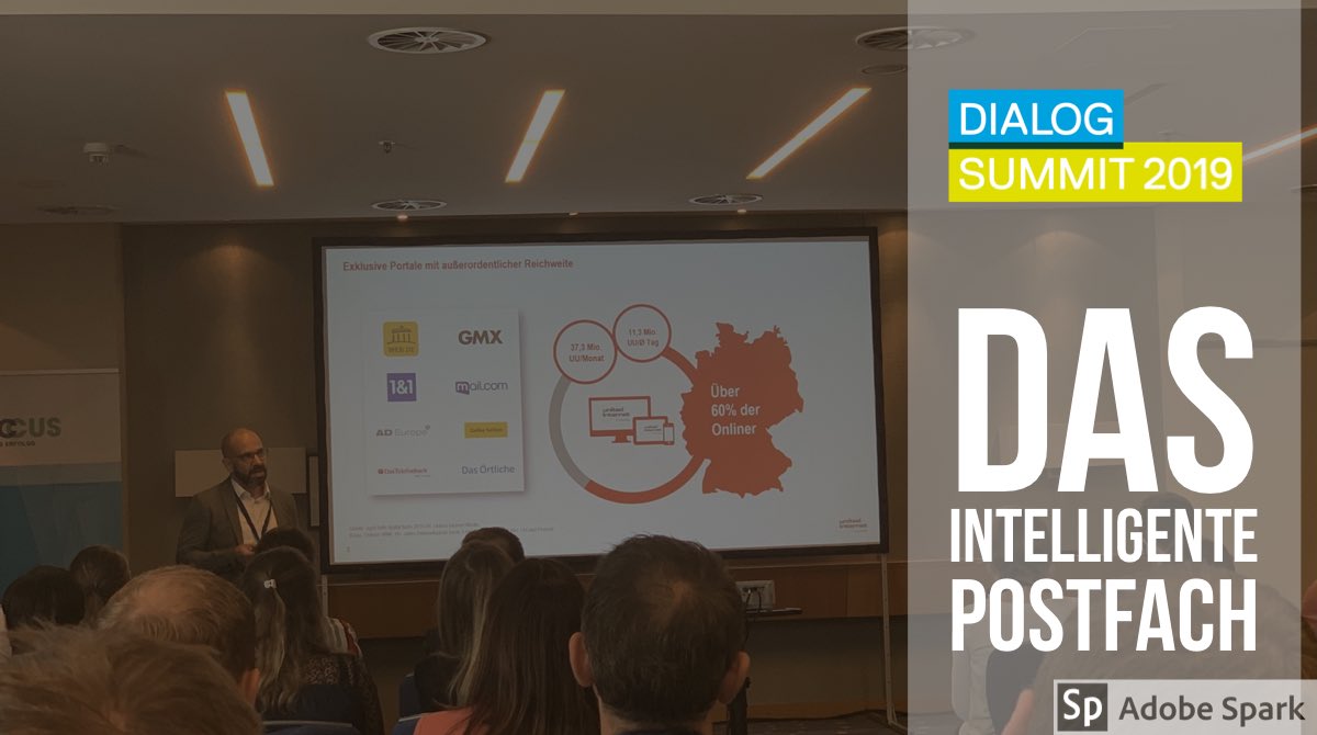 DialogSummit (@dialogsummit) on Twitter photo Intelligente #EMail-Kategorisierung soll dem Nutzer eine bessere und schnellere Übersicht über sein Postfach ermöglichen
<a href="/UIM_aktuell/">United Internet Media (UIM)</a> auf dem #DialogSummit #DataDrivenMarketing Intelligente #EMail-Kategorisierung soll dem Nutzer eine bessere und schnellere Übersicht über sein Postfach ermöglichen
<a href="/UIM_aktuell/">United Internet Media (UIM)</a> auf dem #DialogSummit #DataDrivenMarketing