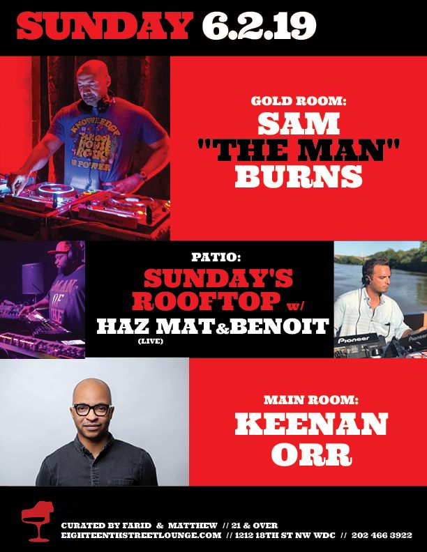 THIS Sunday Night 6/2/19 <a href="/18thSTLounge/">18th Street Lounge</a> 

Let's Get It In......