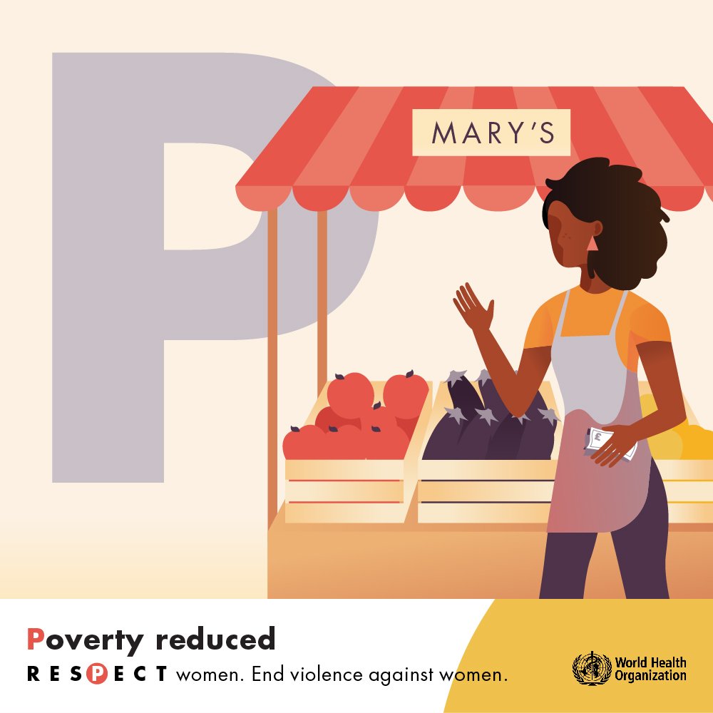 Megintje's tweet photo. Poverty reduction via cash transfers, savings, microfinance loans & labour force interventions is one of the promising strategies to prevent violence against women. Read more about #RESPECT2endVAW here: https://t.co/nx2V5pTeHJ @WHO @HRPresearch @UN_Women https://t.co/mj8rS73TpF
