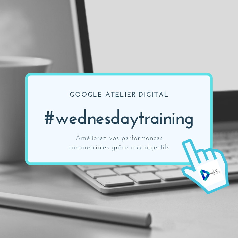 JonVerheyden's tweet photo. #WednesdayTraining : Améliorez vos performances commerciales grâce aux objectifs 
> https://t.co/adhhWlDA8B 

#GoogleAtelierDigital #DigitalExperts #MarketingDigital https://t.co/ujSvF3RxAf