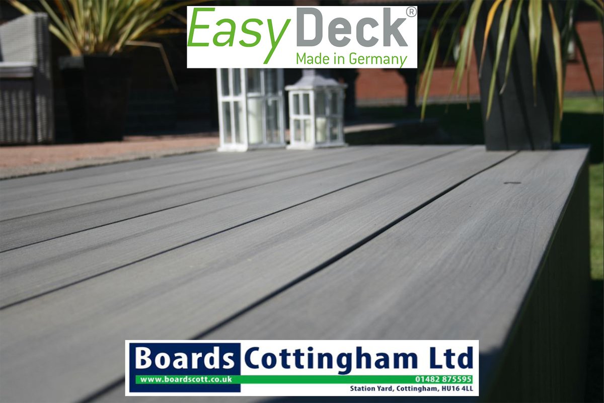 With 75% <a href="/PEFC_UK/">PEFC UK</a> Softwood Fibres and fully recyclable. Head over to see the display at new stockists of quality solid composite decking boards &amp; accessories, complete your garden for the summer. #compositedecking #cottingham #eastyorkshire #boardscottingham #hulltimbermerchant