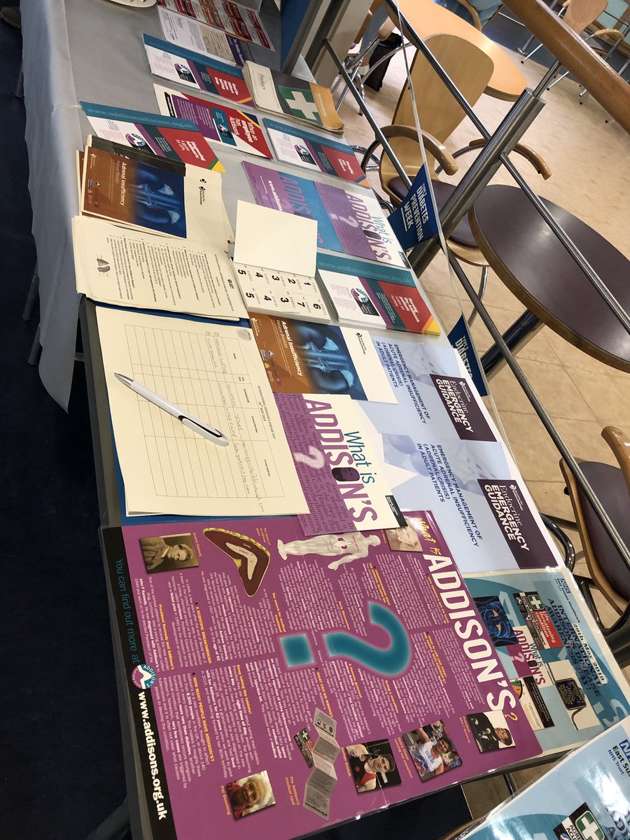 AldonsChua's tweet photo. It’s happening! Visit our booth for more information 😊
#InternationalAddisonsDay 
#ESHTEndocrineTeam 
 @ESHTNHS @AddisonsUK https://t.co/xWn5OaOXhZ