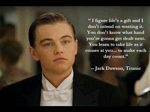 inspiringstar_'s tweet photo. "Immagino che la vita sia un regalo e non intendo sprecarlo.Non sai cosa ti verrà dato dopo.Impari a prendere la vita così come ti arriva...a far sì che ogni giorno conti."
Jack Dawson- #Titanic

#leonardodicaprio #film #cinema 
#inspiringstar #ispirazione #frasi #quote #star https://t.co/4ylgdwKLTx