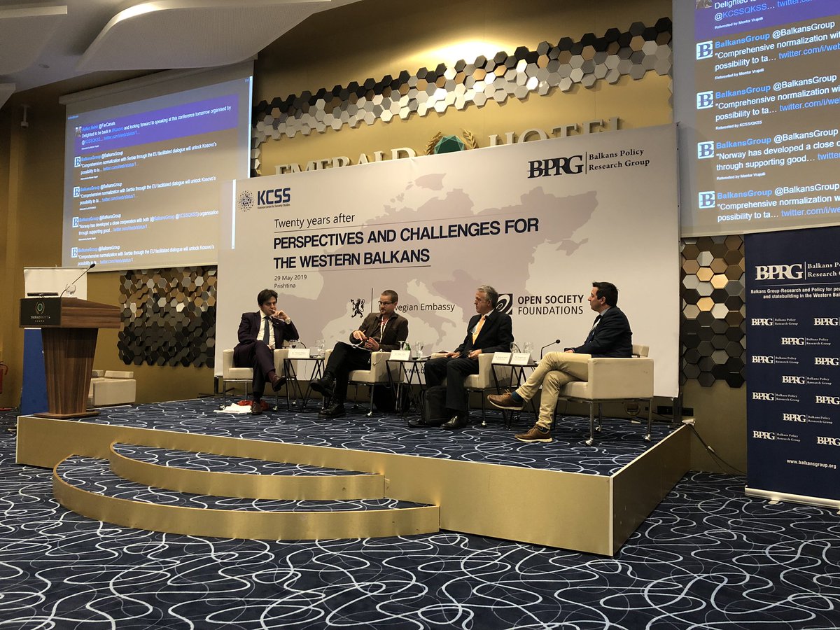 FQehaja's tweet photo. Excellent panel with distinguished experts on the concept of #R2P and the need to stop ethnic cleansing. Kosovo case a successful story in stopping bloodshed @MuhametHamiti @FarCanals #Wilton @Danlazi #challenges4WBPanel https://t.co/GYAiV0EFrS