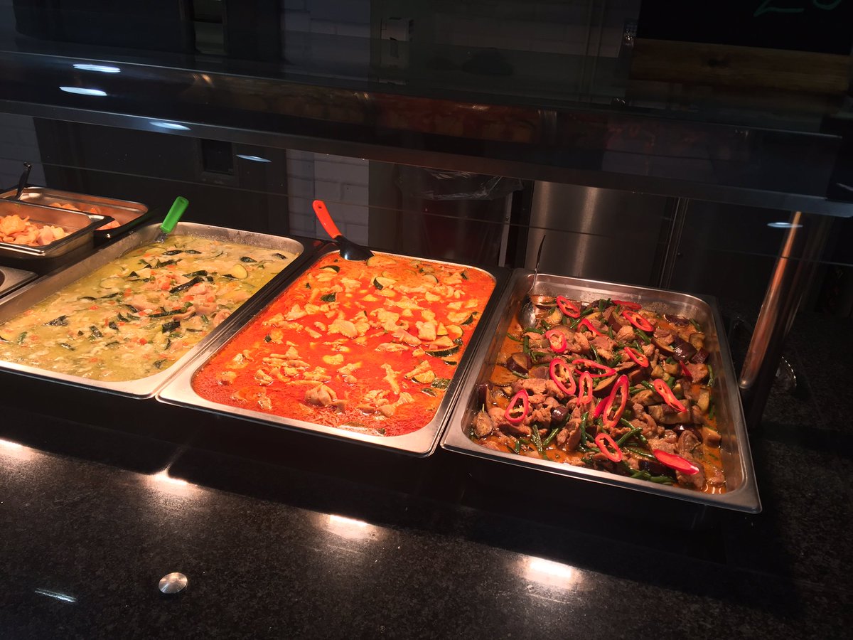 iamthaikitchen's tweet photo. Special today Pork Penang with aubergines, green beans and chilli and jasmine rice @TheMarketUoM @UoMStaffNet @OfficialUoM https://t.co/qog1Dys1iR