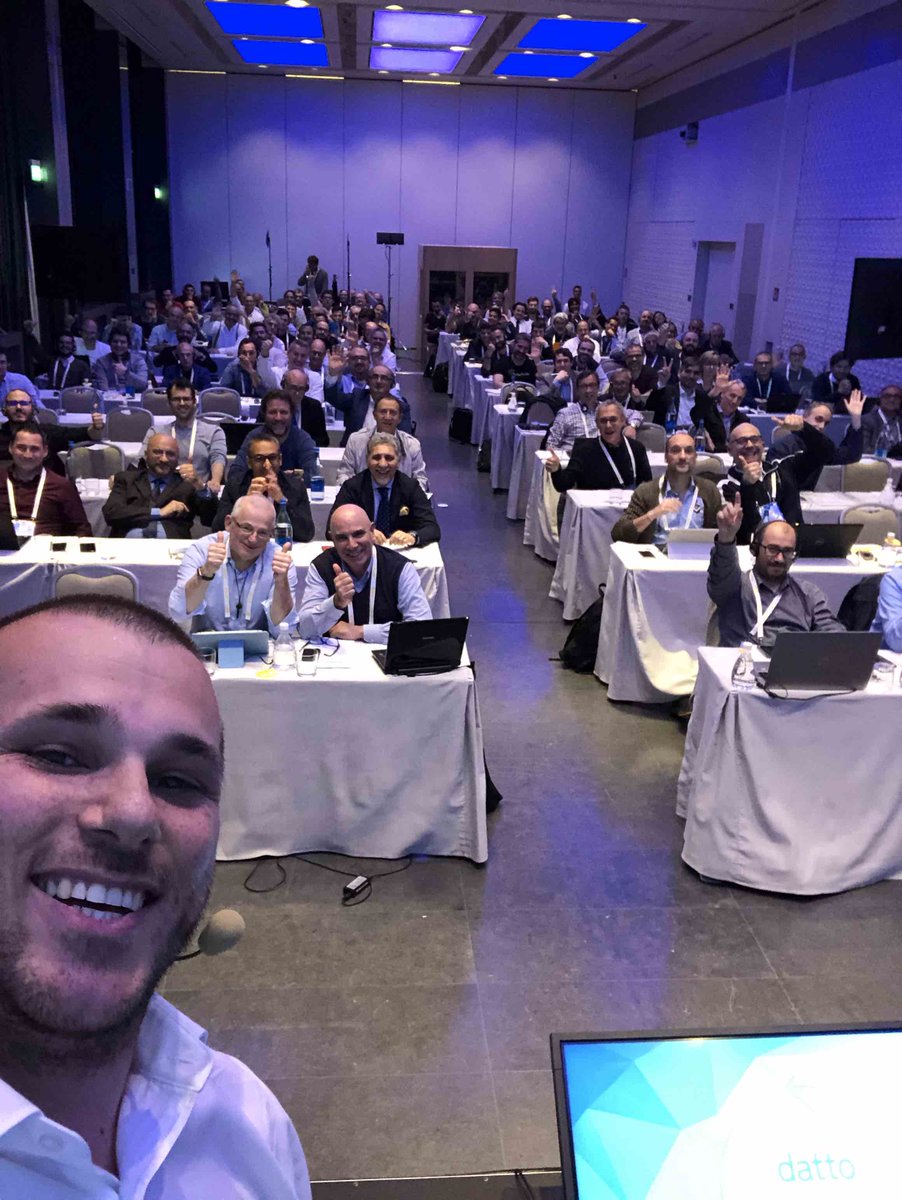 datto's tweet photo. Huge thank you to @Achabspa for hosting #DattoDay in #Milan yesterday! A brilliant day full of great insights, great people and great ideas! Looking forward to next year already! Check out our events page to see where we are next! https://t.co/WBYj1Mt6U1 https://t.co/R919OHMNem