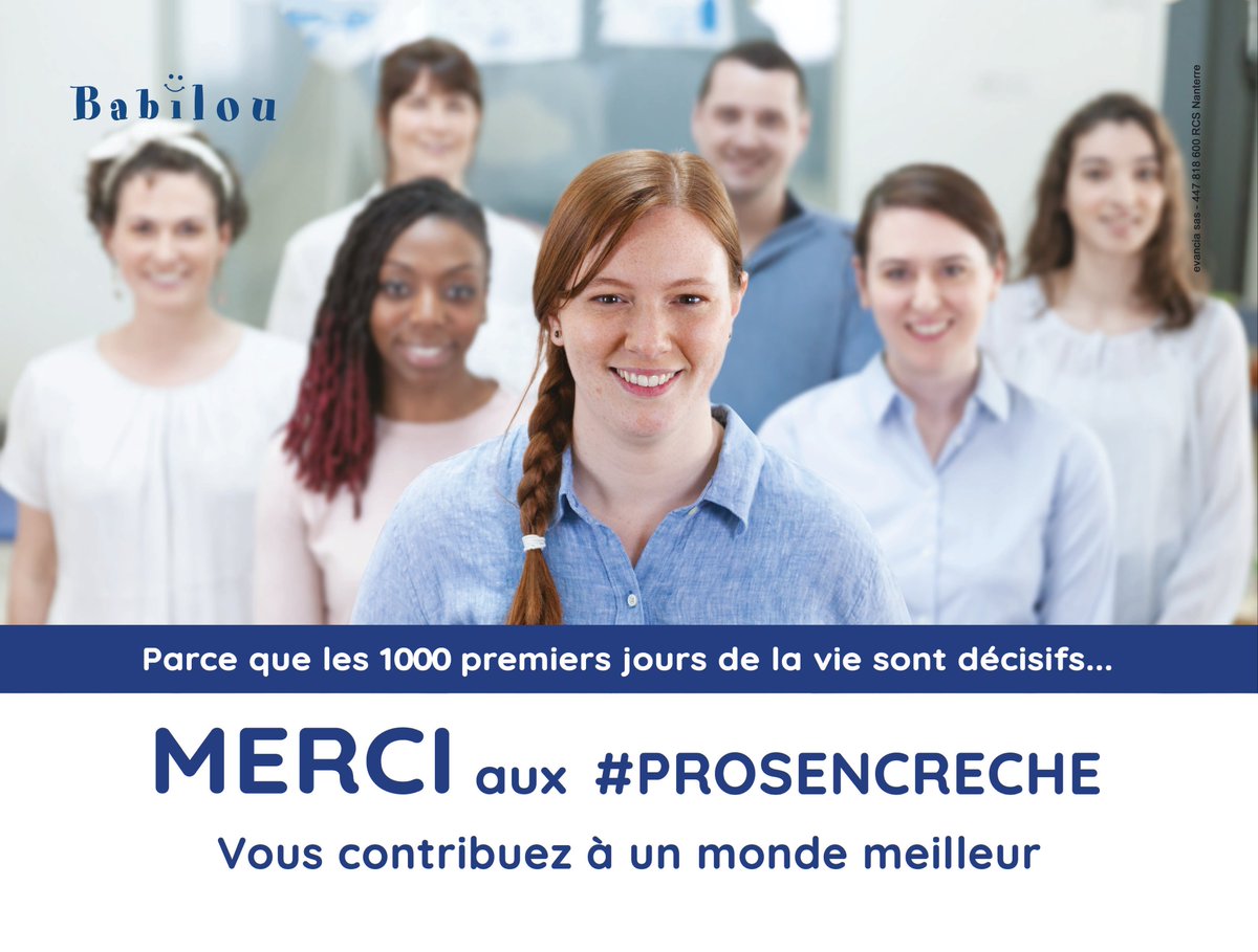 Babilou_fr's tweet image. [#Prosencreche] ❤️ Parce que depuis 16 ans c'est grâce à vous... MERCI d'accompagner les 1 000 premiers jours de vie des enfants accueillis dans nos crèches ! Plus d'infos sur notre campagne ici👉 bit.ly/2HIbfdG