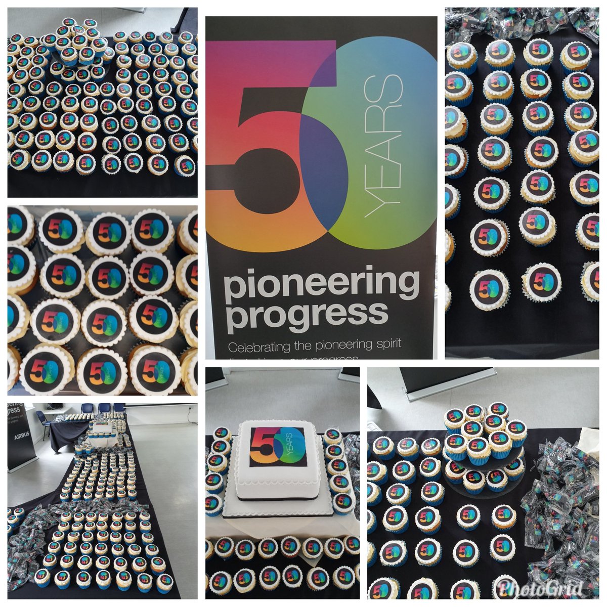 gemma_shelly's tweet photo. Celebrating 50 years!!!! #cupcakes #urbanrajah #elior 
@marcuselbourne @msmith_cole @leeharding1980 @StevenageFoodie @elioruk @Davebrett11 @DebbieCElior https://t.co/IdBQ1F9wKW