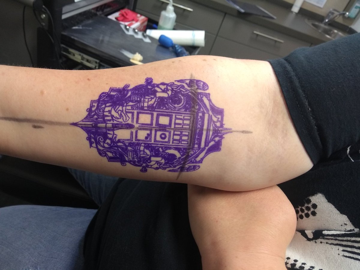 Vorbereitung erledigt, kann losgehen.
#firsttattoo #DoctorWho