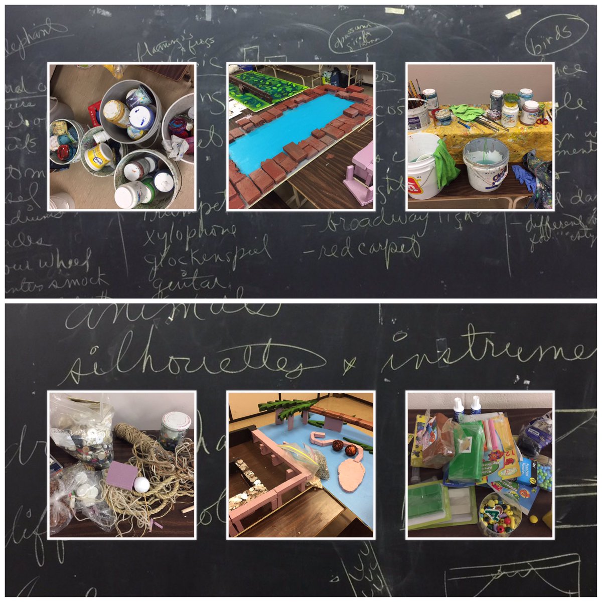 SandyPMiller's tweet image. #Digitalmural number 8 for @glashanleads is underway.  This theme is #TheArts. Can you guess what it will become? #creativity #imagination #healthymindsglashan @OCDSB