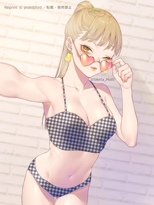 #トガヒミコ水着コレクション2019
変化球でビスチェっぽいやつ

#Siketa_Matti_P 