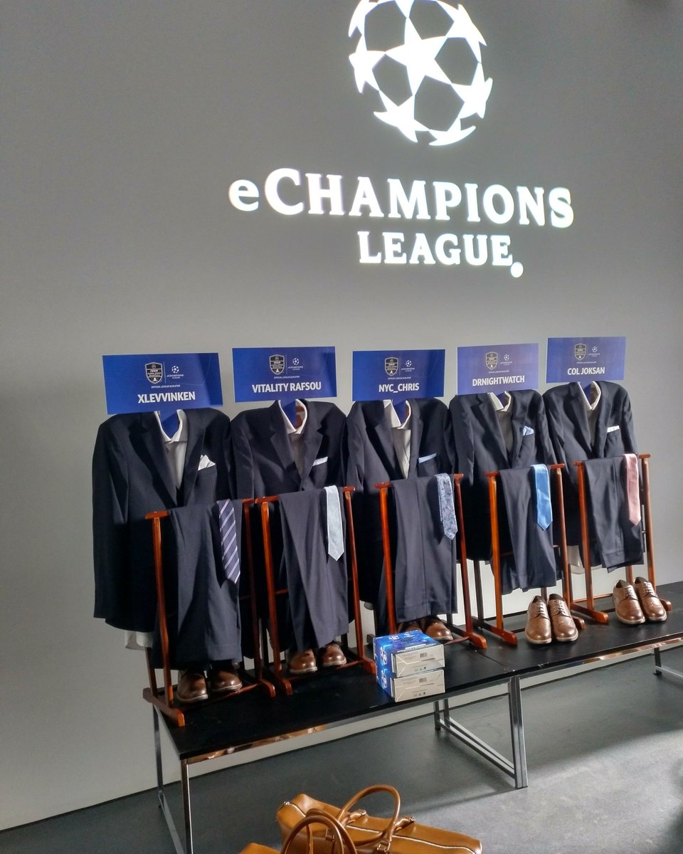 eChampions League Finals. Getting the players spoiled