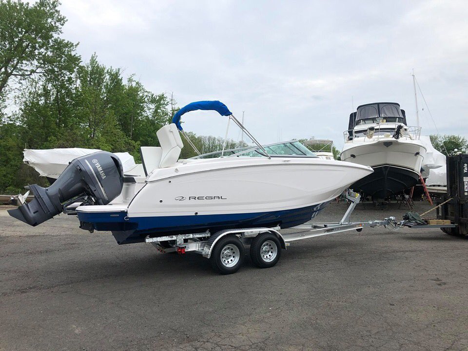 PetzoldsMarine's tweet photo. Another sold @Regalboats!! Congrats to the new owners taking this #regalboat 23 OBX to a lake in the Newtown area! #lakelife #ctlakes #summer2019 #boatingseason #yamahaoutboard https://t.co/EfNrh1lchc