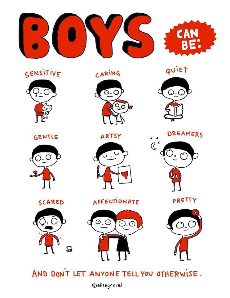 ONTSpecialNeeds's tweet image. Boys can be:
