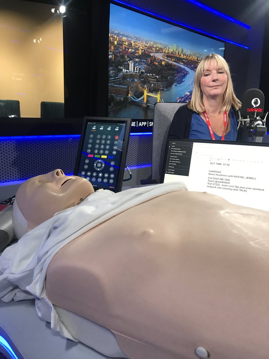 Iromg's tweet photo. I’m saving lives @talkRADIO with @firstaidforlife live right now https://t.co/CzaVE31AFw