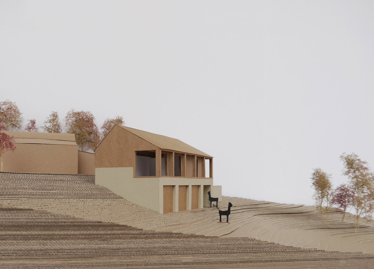 JamesGrayley's tweet photo. Work in Progress | First model of a new build rural dwelling providing accommodation for agricultural workers and an alpaca stable below.

 #architecturemodel #architecturephotography #architecturedesign #architecture #alpaca https://t.co/XGJTk1B1A2