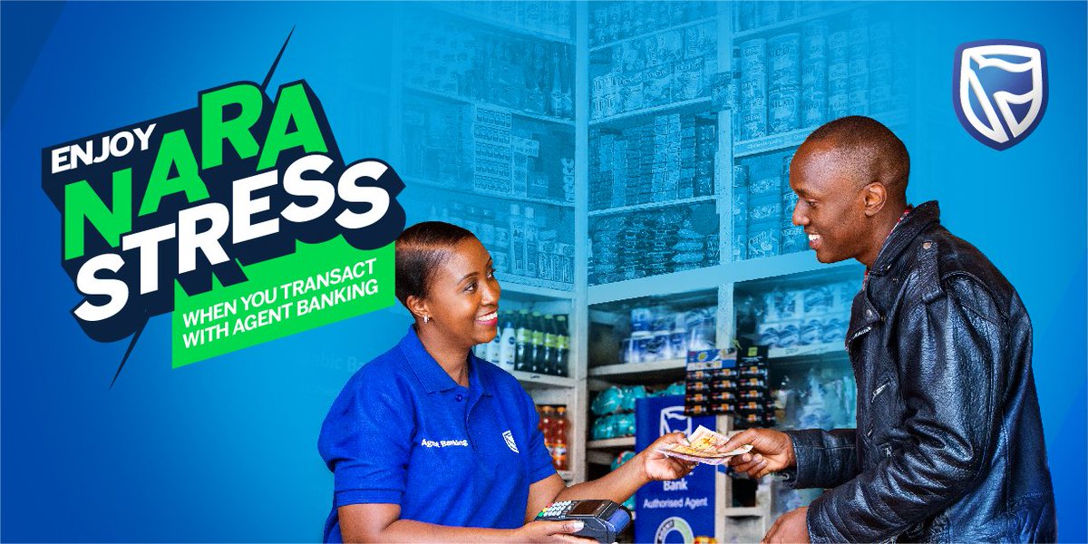 stanbicug's tweet photo. No need to come to the bank when you need to pay school fees, send or withdraw money from your account or pay bills. Do it today at your nearest Stanbic Bank agent, anywhere you see our blue agent sign. It is simple, convenient and fast.
#DontLineUp
#StanbicAgentBanking https://t.co/ePzlyS5oL8