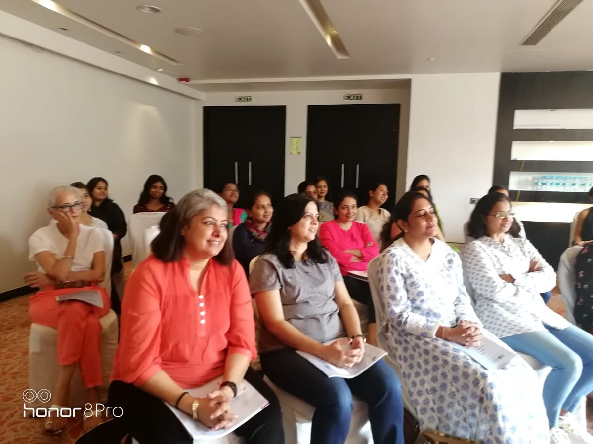 BlinkStrategic's tweet photo. Glimpses of a full-house Empowering Women and Personal Enhancement Workshop. 
Thanking facilitator Ms. Jaya Joshi for the immense energy she brought into the program, Trident and @IndoGerman for their support.

#HR #humanresource #pune #training #workshop #intervention #lnd https://t.co/vRxNZq3dXp