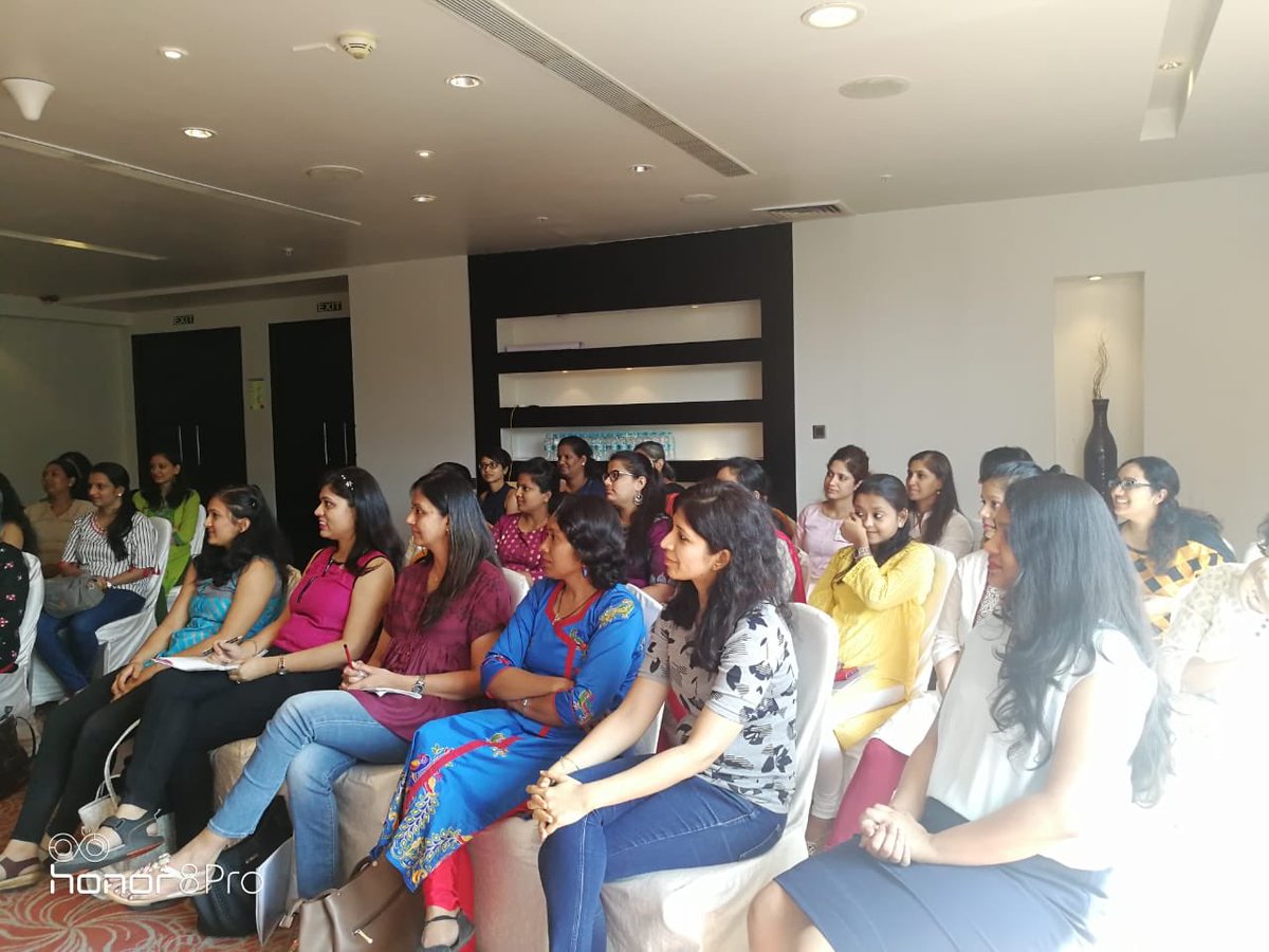 BlinkStrategic's tweet photo. Glimpses of a full-house Empowering Women and Personal Enhancement Workshop. 
Thanking facilitator Ms. Jaya Joshi for the immense energy she brought into the program, Trident and @IndoGerman for their support.

#HR #humanresource #pune #training #workshop #intervention #lnd https://t.co/vRxNZq3dXp