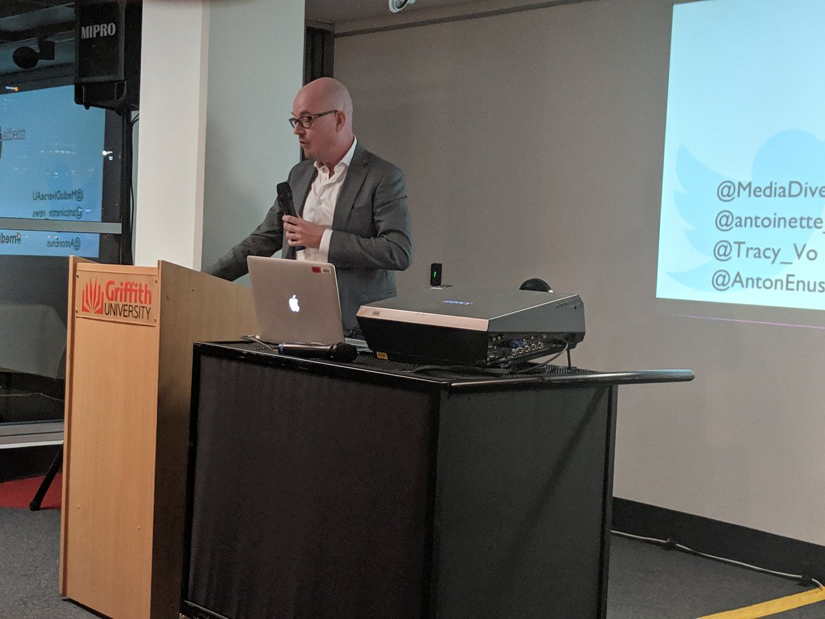 MediaDiverseAU's tweet photo. .@nielskraaier is telling us the next steps of our Queensland chapter. #MDAQ #mediadiversity https://t.co/RaK76NgNMJ