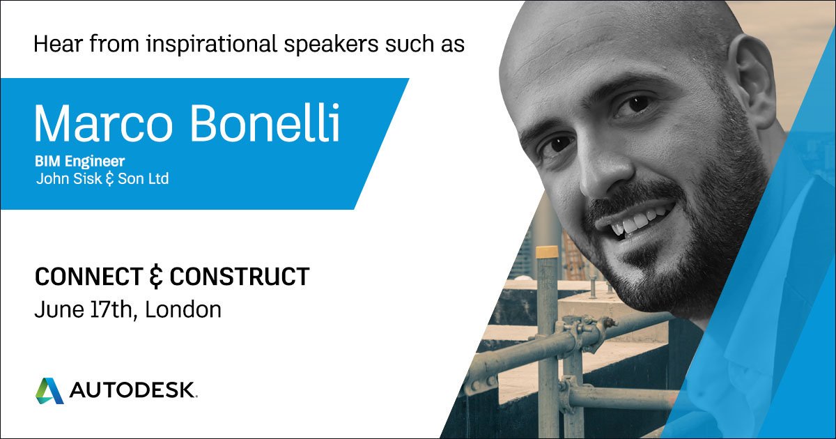 Looking forward to delivering a construction keynote on "how to transform construction using digital smart containers" at the next Connect &amp; Construct on the 17th June.
#AULondon