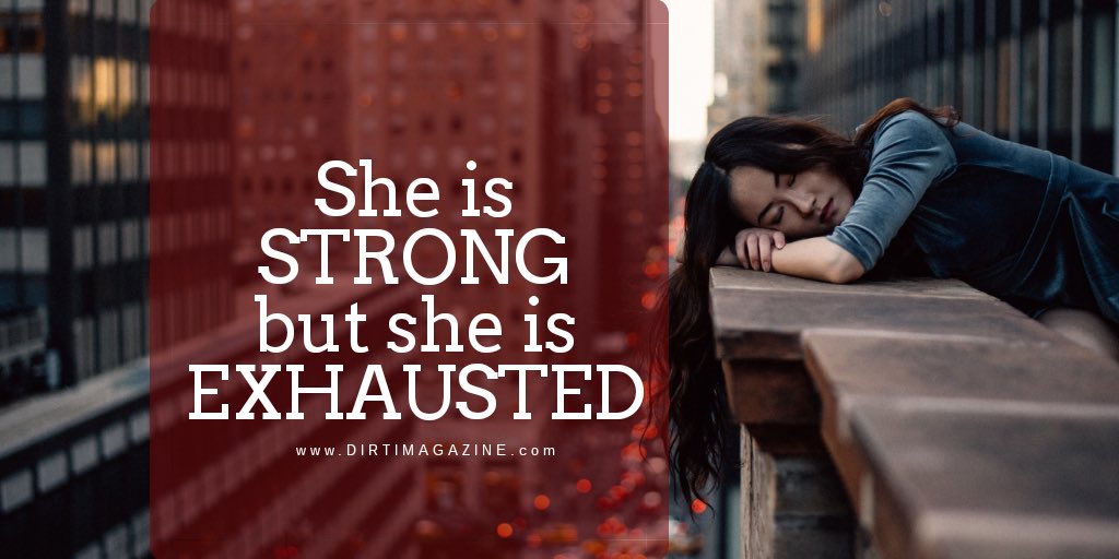 DirtiMag's tweet photo. #IAMSEXYSMART #dirti #jointhemovement #strongwomen #bestrong #staystrong #strong #sheis #exhausted #tired #pushingthroughit #wednesdayvibes #midweekmood https://t.co/MZFBEnb5KK
