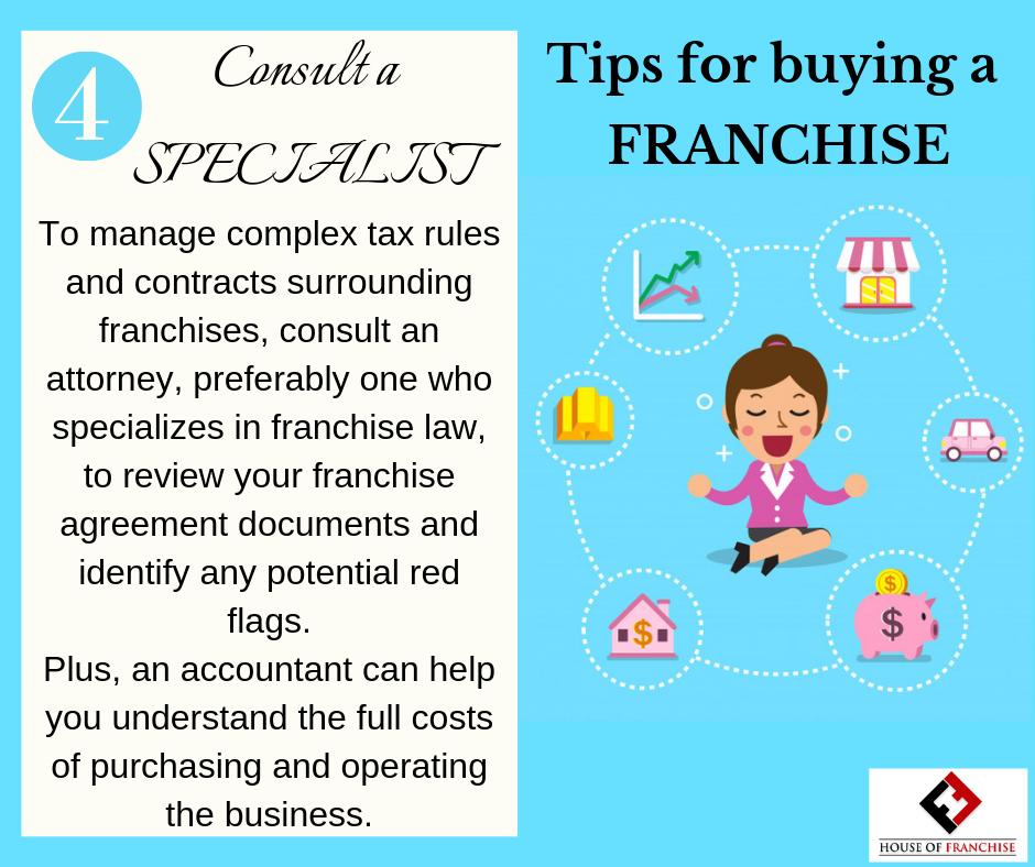 House_Franchise's tweet photo. Tip 4: Consult a specialist who can guide you on tax rules &amp; franchise laws. #HouseOfFranchise #FranchisingTips #Franchising #BusinessTips #Entrepreneurship #Startups #BusinessIntelligence #BusinessStrategy https://t.co/cNUgz3yeTo