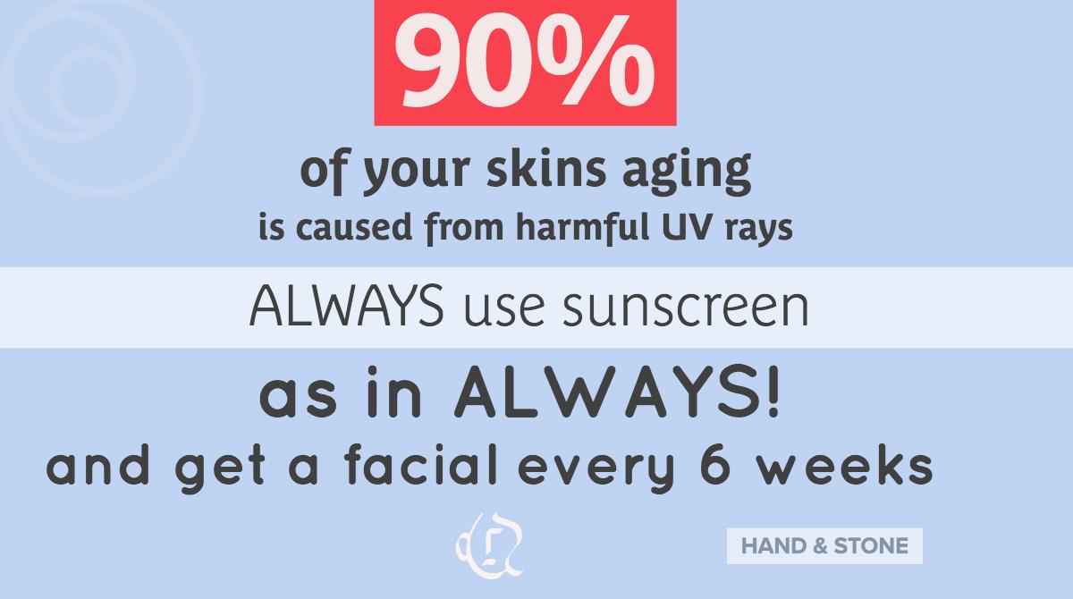 Did we say wear sunscreen?  and 📲 for a #facial 
#SkinCancerAwarenessMonth #sunscreen #SPF #skincareroutine
