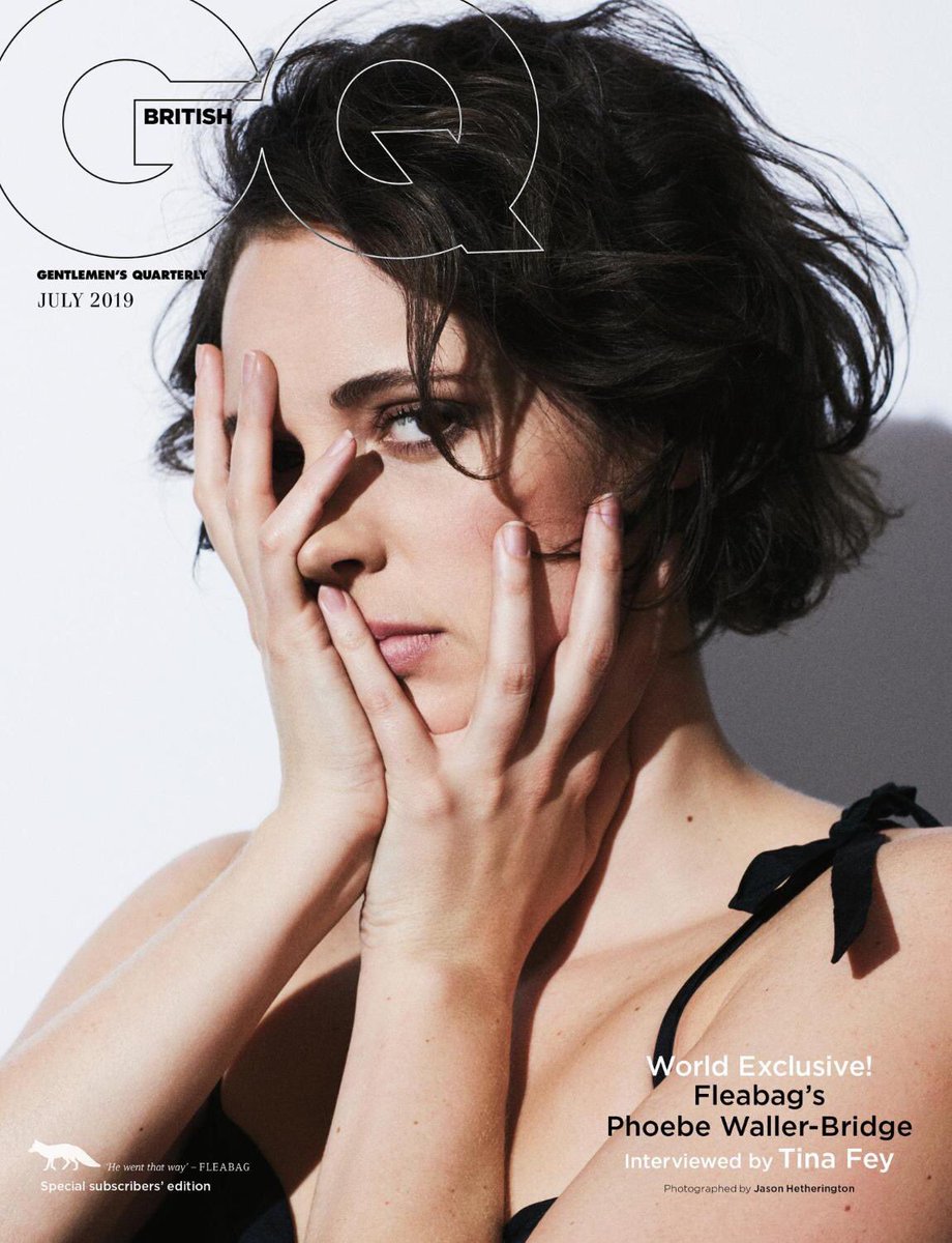 ryanjohnbutcher's tweet photo. phoebe waller-bridge’s gq cover shoot is my new sexuality, religion, tribe, kink and preferred brexit solution https://t.co/irO1seaSwA