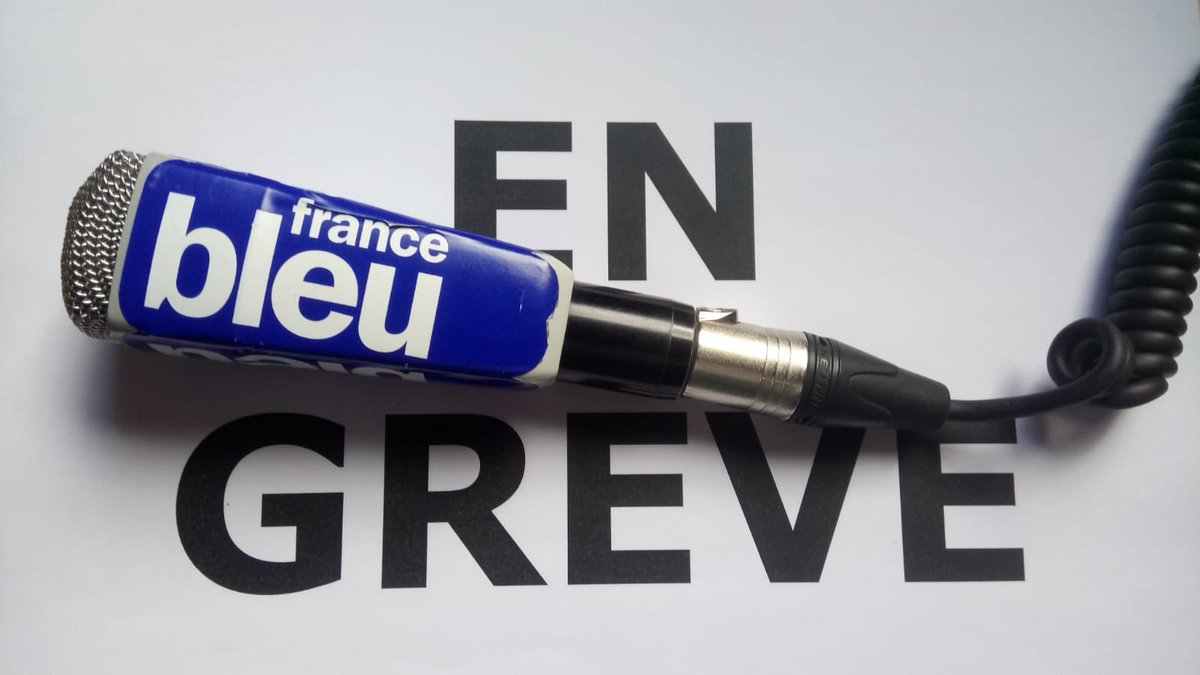 Ce mercredi 29 mai, plus de deux journalistes de @FranceBleu sur trois ont cessé le travail #NousDefendonsNosRadios