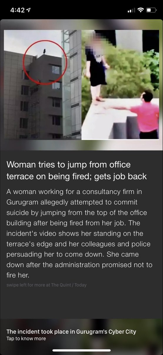 Another way of getting the lost job back. But very dangerous