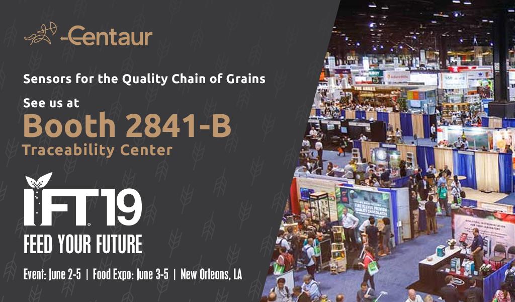 centaurtek's tweet photo. Centaur will be exhibiting at @IFT 2019 in New Orleans.
Don’t miss the chance to experience our smart sensors for the Quality Chain of #grains at the major food technology conference.
#IFT19 #InternetofCrops #IoT #agtech #centaur https://t.co/tsCOw3q6yq