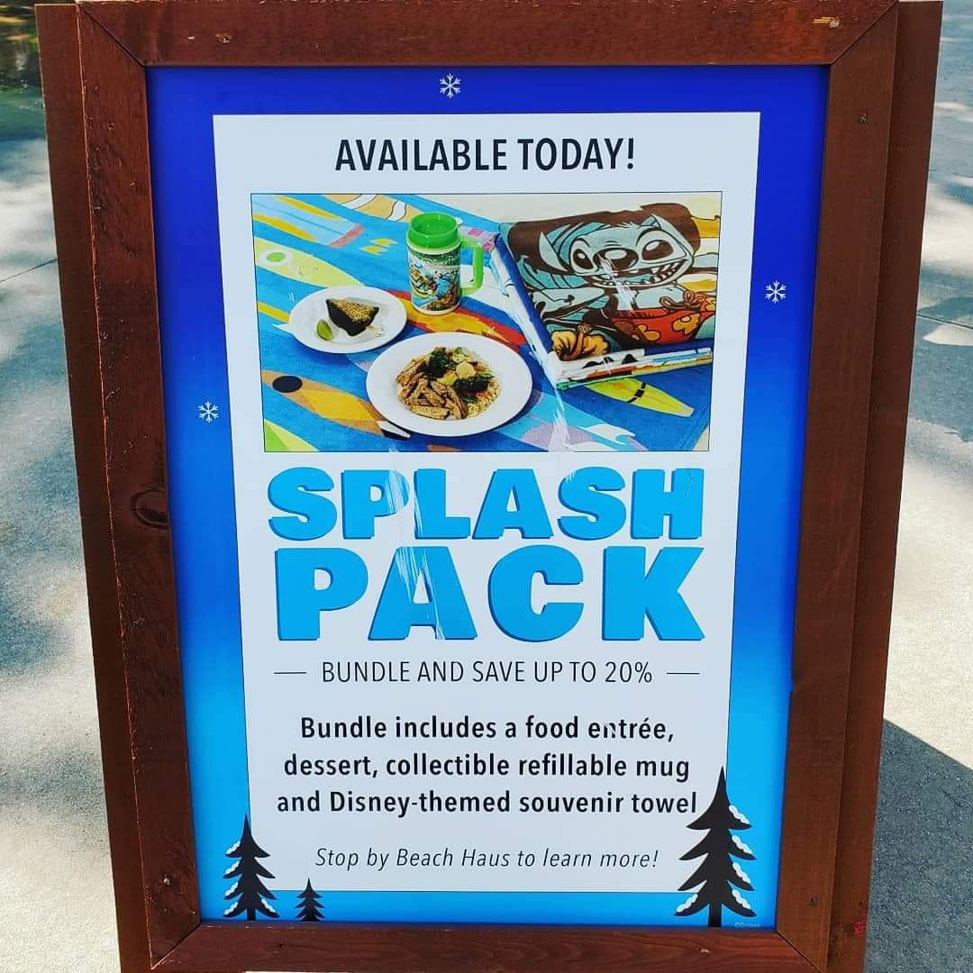 ILikeZike's tweet photo. 🏊🏼‍♂️👉 Headed to the #wdw water parks❓

❄ #BlizzardBeach and
🏄🏼‍♀️ #TyphoonLagoon are offering a #SplashPack 💦 that includes an entrée, dessert, refillable mug &amp; souvenir towel. It's $44 total, a savings of about 20%!

What do you think of this offer⁉️

#WaterparkWednesday! https://t.co/p2VjIqAomI