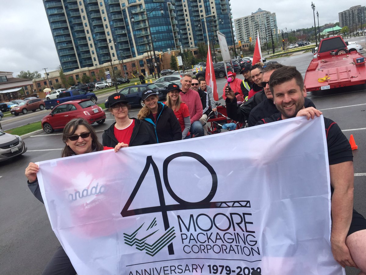 Another fun year with our team raising money in support of the Heart and Stroke Foundation of Canada! #moorepackaging #community #heartandstrokefoundationofcanada #heartandstrokebigbike #givingback #teammoore