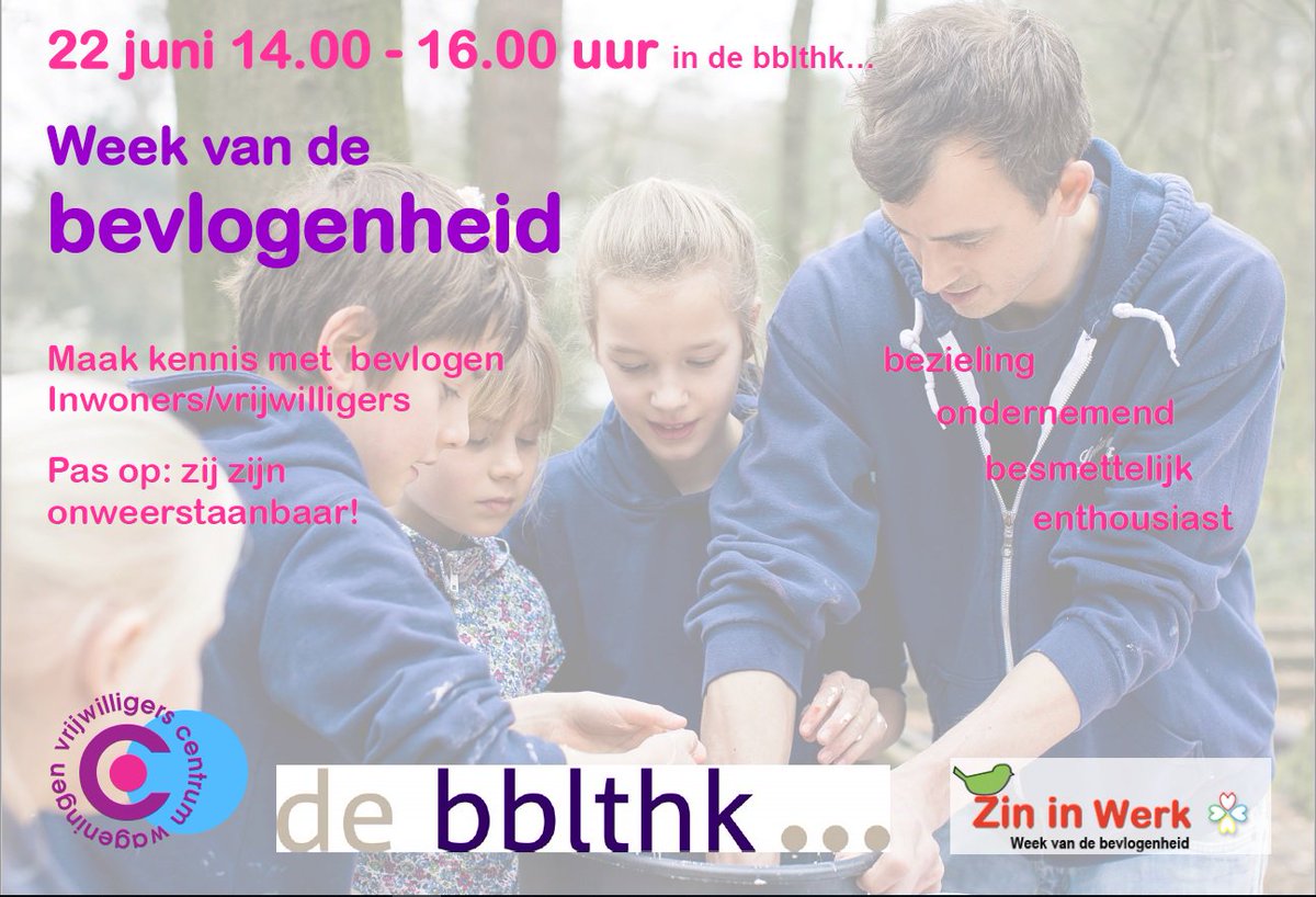 13 typische #Wageningse #vrijwilligers vertellen in 3 minuten op een zeepkist waarom ze doen wat ze doen! Wees welkom in <a href="/bblthk/">de bblthk</a> op zaterdag 22 juni van 14-16:00 met na afloop hapje en drankje.