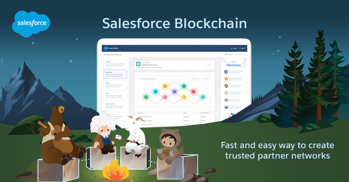 SalesforceforIT's tweet photo. Introducing Salesforce Blockchain: The fast and easy way to create trusted partner networks https://t.co/UDhwpa559b https://t.co/PCsQ0xhL7P