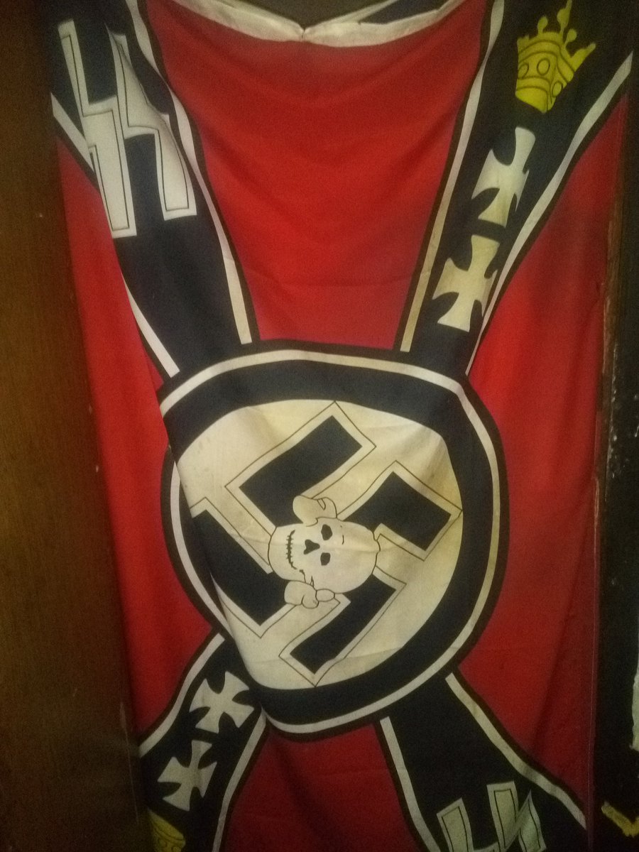 It's an aquired taste

Our beasts nazi monarchy party flag the German crown flag