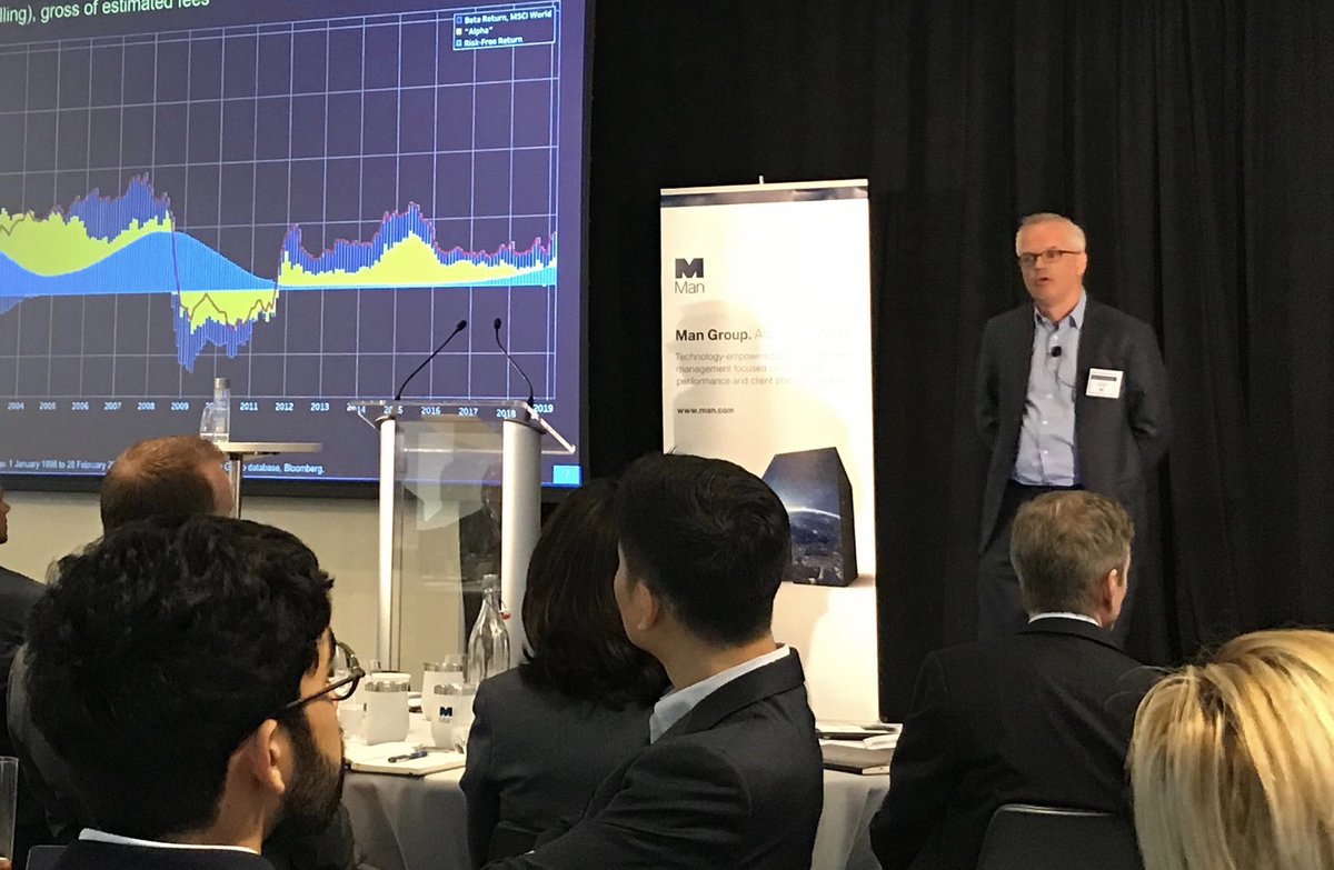 ManGroup's tweet photo. Keith Haydon, CIO of #ManSolutions: “Hedge funds in their current form may be embattled, but the skills they employ are sometimes unparalleled. The open question is how best to deploy these skills to the benefit of their end investors.” #ManQuantSummit https://t.co/2f2m0um1ec