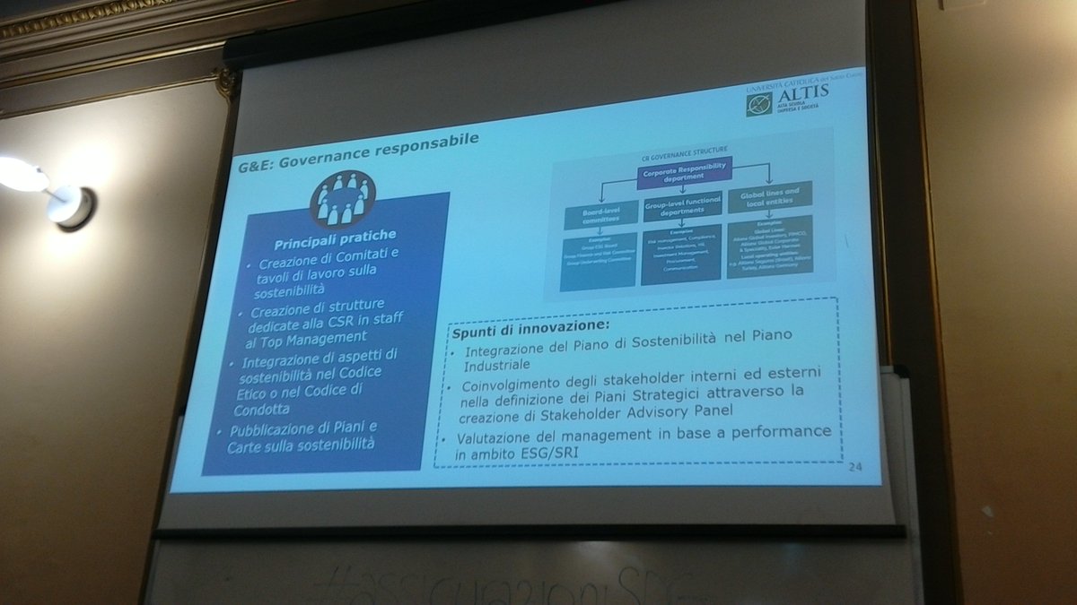 SriEvent_It's tweet photo. #prodottiassicurativi sostenibili e #governance responsabile, i risultati della ricerca: la governance è un tema da sempre caro ad @ALTIS_Unicatt, sottolinea @andsart84 

#AssicurazioniSDG #FestivalSviluppoSostenibile https://t.co/YK57iUs4up