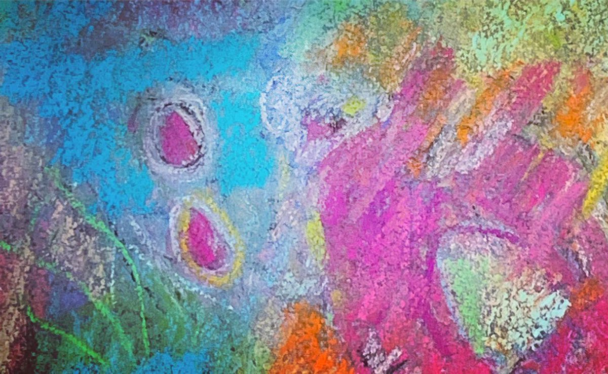 brossard_gaby's tweet photo. New abstract 2+hour struggle sketch using chalk pastels, conte and gesso on watercolour paper. It was a fight. #myartjourney #artobsession #artoftheday #unleashyourcreativebeast #chalkpastels #developyourart #sennelier #sketches #writeaboutyourart #myprocess https://t.co/Er5RN28mvW